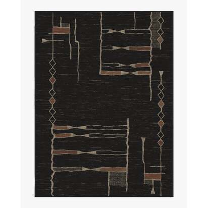 Nisa Ink Black Rug by Architectural Digest - 275 x 365 cm - All-In-One Rug