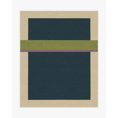 Breakout Teal & Chartreuse Rug by Architectural Digest - 245 x 305 cm - All-In-One Rug
