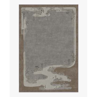 Mushroom Dream Grey Taupe Rug by Architectural Digest - 200 x 290 cm - All-In-One Rug