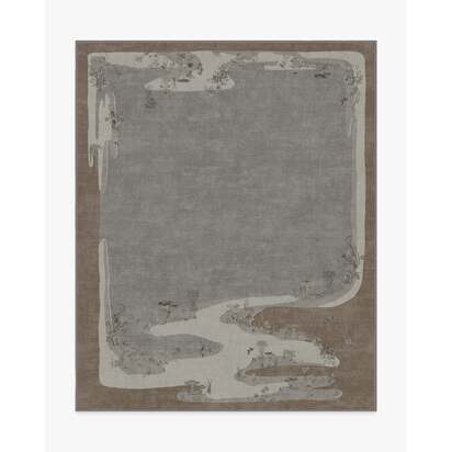 Mushroom Dream Grey Taupe Rug by Architectural Digest - 245 x 305 cm - All-In-One Rug