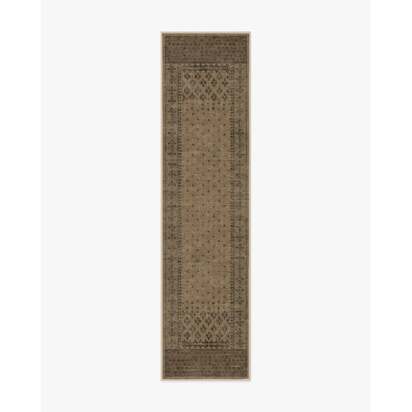 Fernanda Black & Tan Rug - 75 x 305 cm - All-In-One Rug