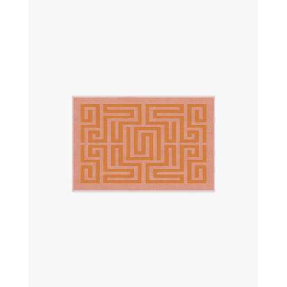 Maze Pink & Orange Rug - 60 x 90 cm - All-In-One Rug