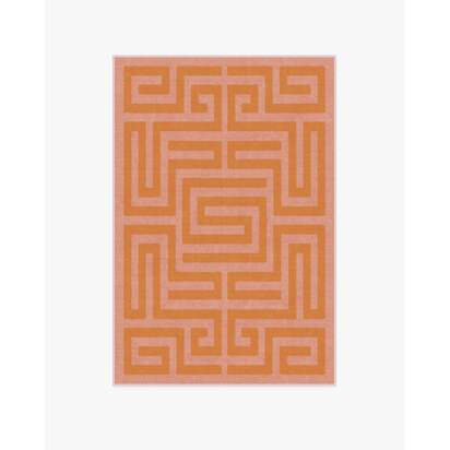 Maze Pink & Orange Rug - 120 x 185 cm - All-In-One Rug