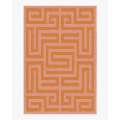 Maze Pink & Orange Rug - 185 x 275 cm - All-In-One Rug