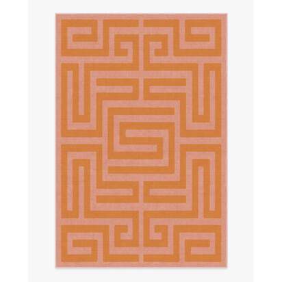 Maze Pink & Orange Rug - 200 x 290 cm - All-In-One Rug