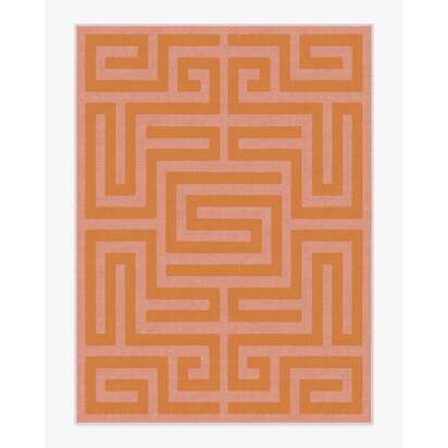 Maze Pink & Orange Rug - 275 x 365 cm - All-In-One Rug