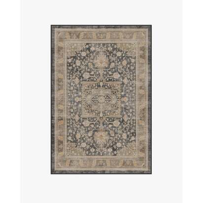 Zahra Ink & Vintage Citron Rug - 120 x 185 cm - All-In-One Rug