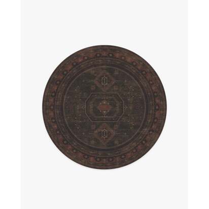 Shira Bordeaux Rug - 185 Round cm - All-In-One Rug