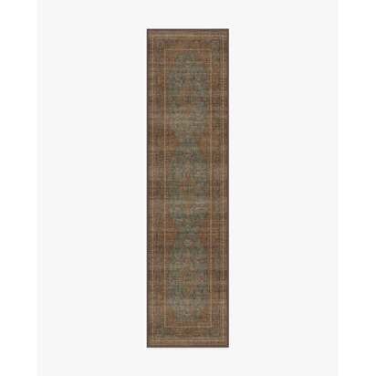 Rowan Teal Blue & Copper Rug - 120 x 185 cm - All-In-One Rug