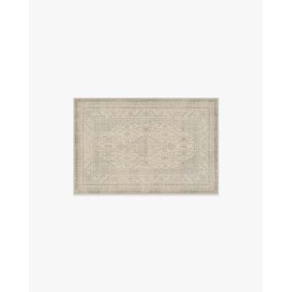 Rowan Soft Grey & Ivory Rug - 60 x 90 cm - All-In-One Rug