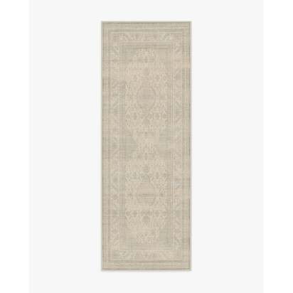 Rowan Soft Grey & Ivory Rug - 75 x 215 cm - All-In-One Rug