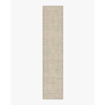 Rowan Soft Grey & Ivory Rug - 75 x 365 cm - All-In-One Rug