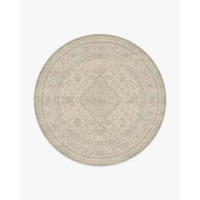 Rowan Soft Grey & Ivory Rug - 245 Round cm - All-In-One Rug