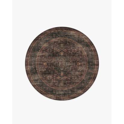 Rowan Bordeaux Rug - 185 Round cm - All-In-One Rug