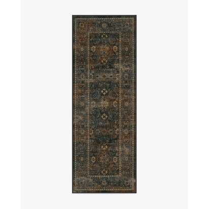 Ophelia Navy & Redwood Rug - 75 x 215 cm - All-In-One Rug