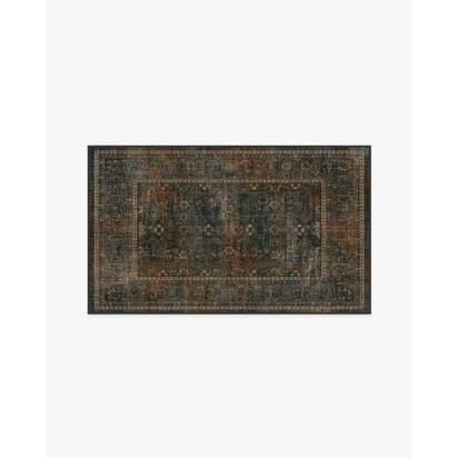 Ophelia Navy & Redwood Rug - 90 x 150 cm - All-In-One Rug