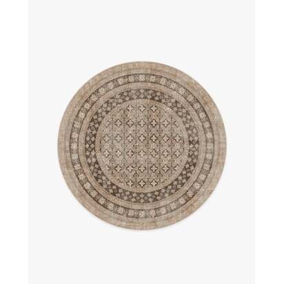 Cyrus Rose Gold Rug - 185 Round cm - All-In-One Rug