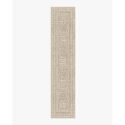Cyrus Beige Ivory Rug - 75 x 365 cm - All-In-One Rug