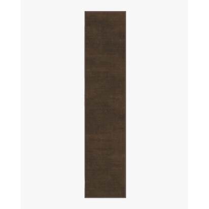 Nico Solid Dark Wood Rug - 75 x 365 cm - All-In-One Rug