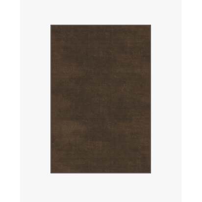 Nico Solid Dark Wood Rug - 120 x 185 cm - All-In-One Rug