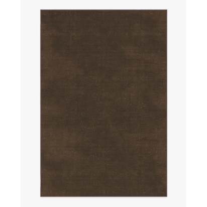 Nico Solid Dark Wood Rug - 185 x 275 cm - All-In-One Rug