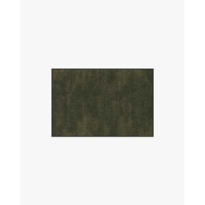 Nico Solid Olive Rug - 60 x 90 cm - All-In-One Rug
