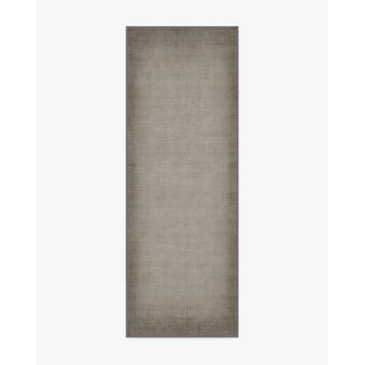 Aura Ombre Solid Ash Grey Rug - 75 x 215 cm - All-In-One Rug