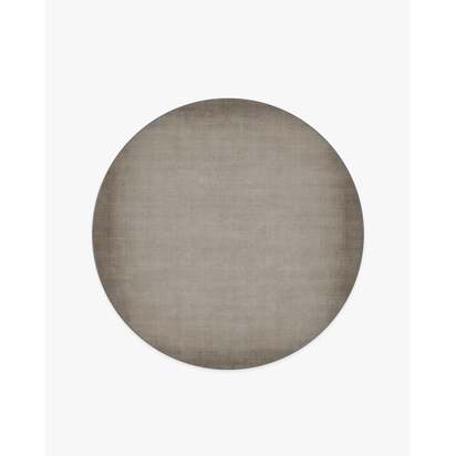 Aura Ombre Solid Ash Grey Rug - 185 Round cm - All-In-One Rug