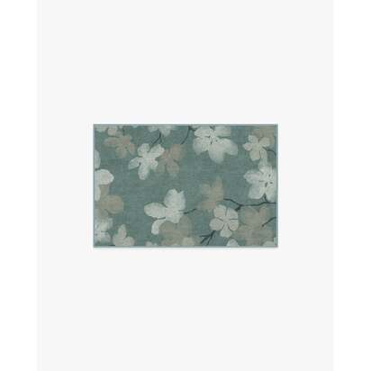 Magnolia Teal Rug - 60 x 90 cm - All-In-One Rug