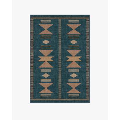 Lark Blue & Rose Rug - 120 x 185 cm - All-In-One Rug