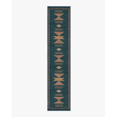 Lark Blue & Rose Rug - 185 x 275 cm - All-In-One Rug