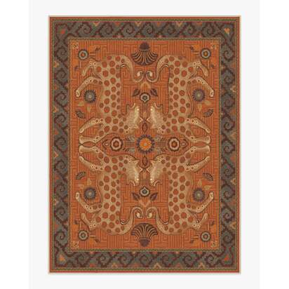 Eartha Terracotta Rug by Jungalow - 275 x 365 cm - All-In-One Rug