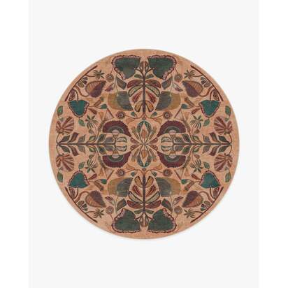 Georgia Kaleidoscope Rug by Jungalow - 245 Round cm - All-In-One Rug
