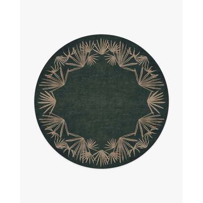 Tarsila Forest Rug by Jungalow - 245 Round cm - All-In-One Rug