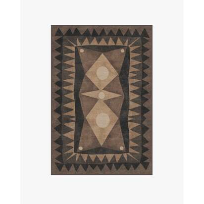 Hilma Charcoal Rug by Jungalow - 120 x 185 cm - All-In-One Rug