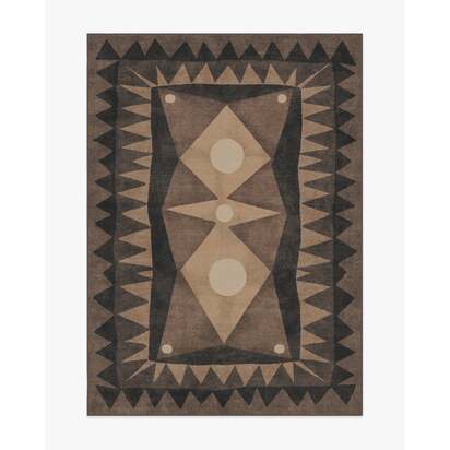 Hilma Charcoal Rug by Jungalow - 150 x 215 cm - All-In-One Rug