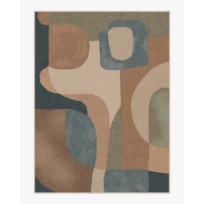 Sonia Sand & Ocean Rug by Jungalow - 275 x 365 cm - All-In-One Rug