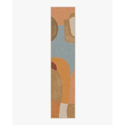 Sonia Terra & Sage Rug by Jungalow - 75 x 365 cm - All-In-One Rug