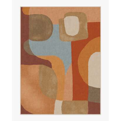 Sonia Terra & Sage Rug by Jungalow - 275 x 365 cm - All-In-One Rug
