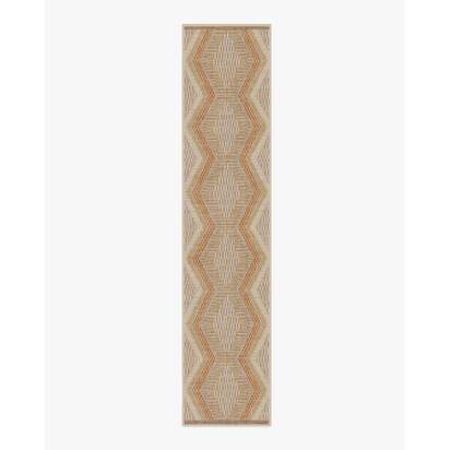 Etta Natural & Terra Rug by Jungalow - 75 x 365 cm - All-In-One Rug