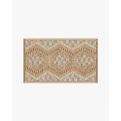 Etta Natural & Terra Rug by Jungalow - 90 x 150 cm - All-In-One Rug