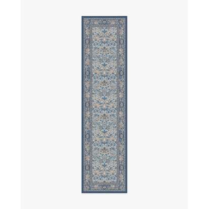 Strawberry Thief Indigo & Ivory Rug by Morris & Co. - 185 x 275 cm - All-In-One Rug