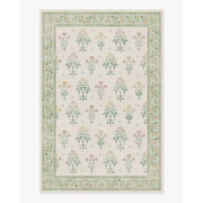 Meadow Sweet Ivory & Green Rug by Morris & Co. - 185 x 275 cm - All-In-One Rug