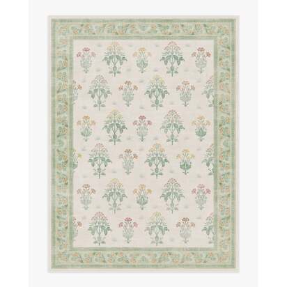 Meadow Sweet Ivory & Green Rug by Morris & Co. - 275 x 365 cm - All-In-One Rug