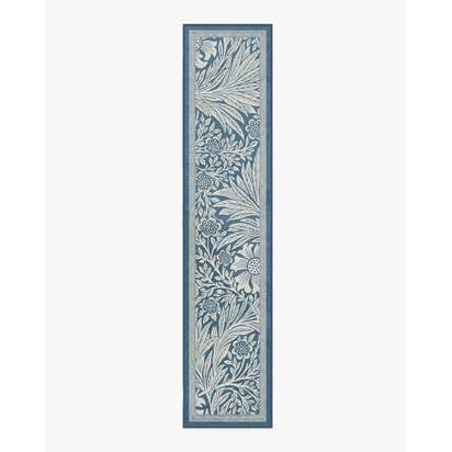Marigold Blue Rug by Morris & Co. - 75 x 365 cm - All-In-One Rug