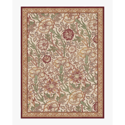 Pink & Rose Burgundy Rug by Morris & Co. - 275 x 365 cm - All-In-One Rug