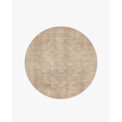 Simply Severn Soft Pink Rug by Morris & Co. - 185 Round cm - All-In-One Rug
