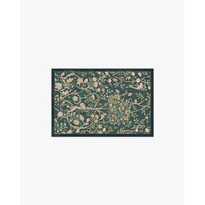 Melsetter Teal Green Rug by Morris & Co. - 60 x 90 cm - All-In-One Rug