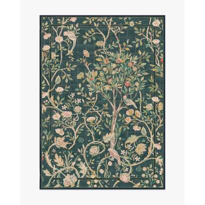Melsetter Teal Green Rug by Morris & Co. - 150 x 215 cm - All-In-One Rug
