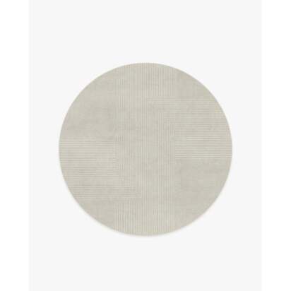Bel Air Ivory Rug by The Hiltons - 185 Round cm - All-In-One Rug
